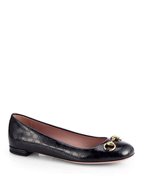 gucci black leather flat with single skinny strap|Gucci flat shoes.